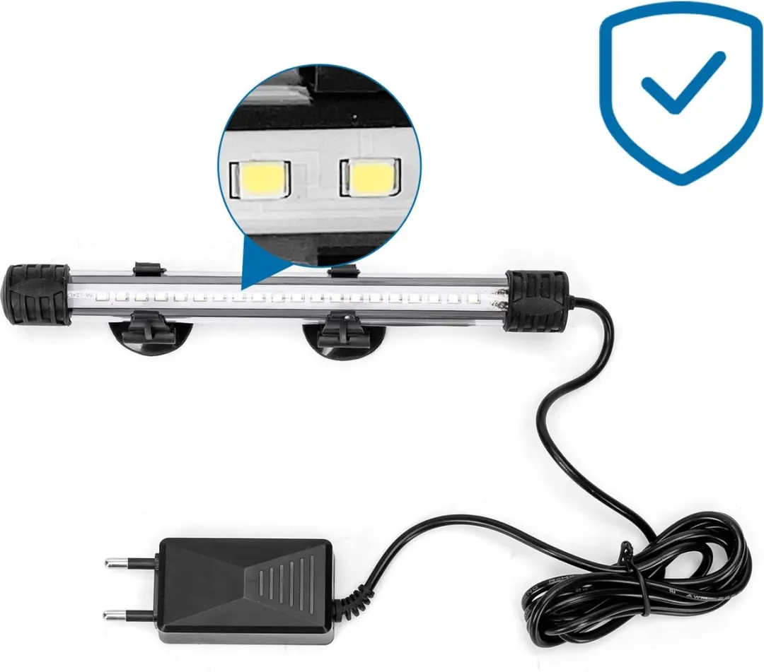 Nobleza LED Aquariumverlichting 20cm - 1W Wit - afbeelding 6 van 6