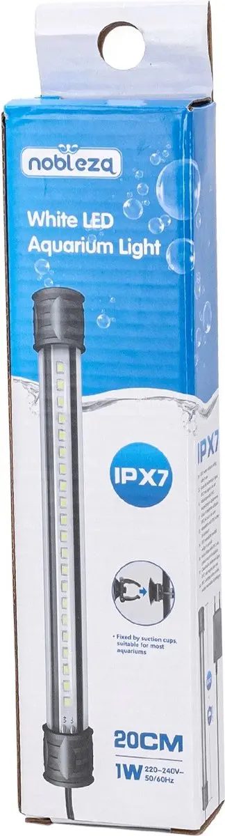 Nobleza LED Aquariumverlichting 20cm - 1W Wit - afbeelding 5 van 6