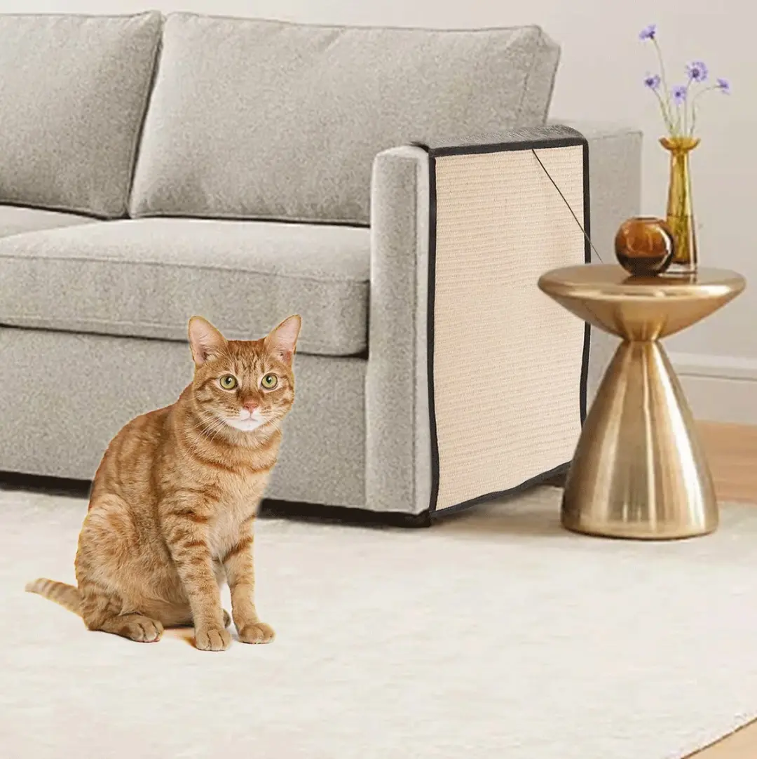 Nobleza Katten Krabmat Bank 45x130cm - Grijs/Beige