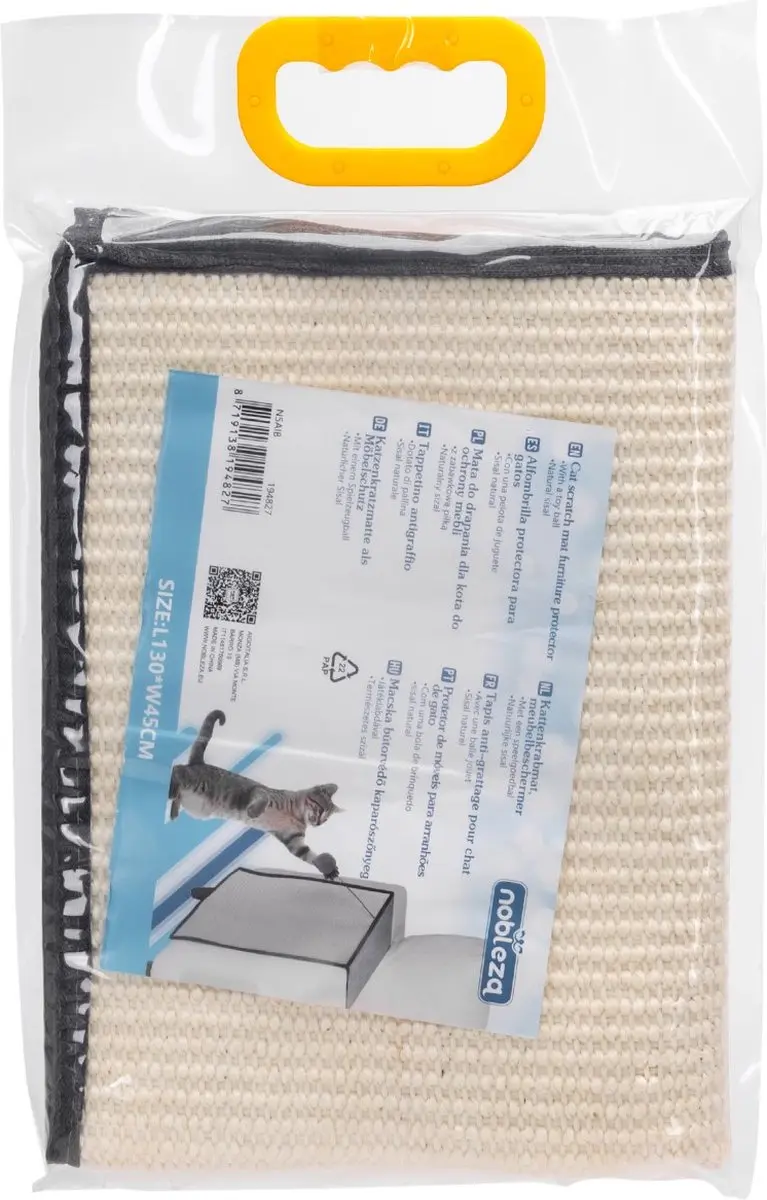 Nobleza Katten Krabmat Bank 45x130cm - Grijs/Beige