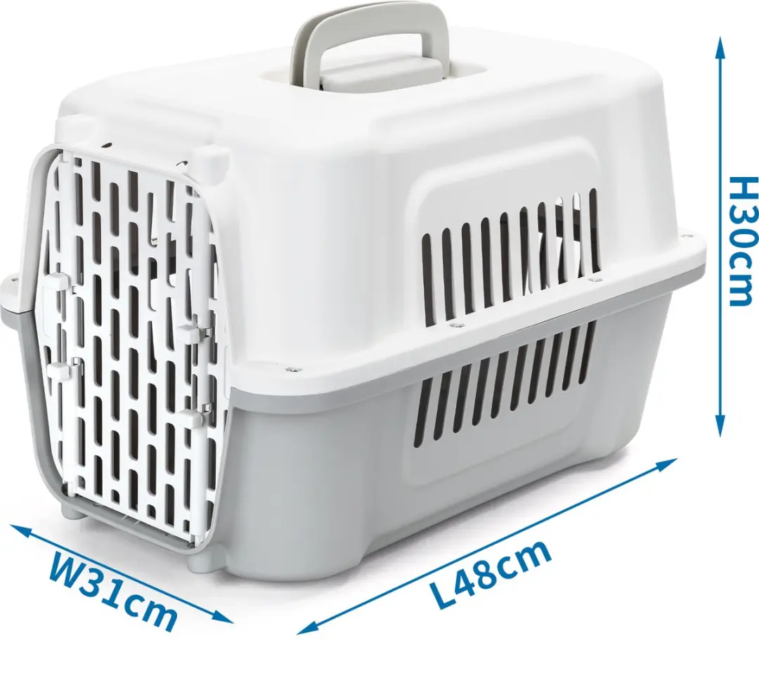 Nobleza Katten Reismand 48x31x30cm - Lichtgrijs - afbeelding 4 van 6
