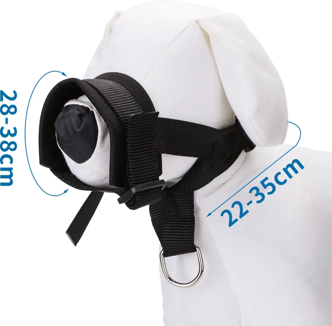 Nobleza Gentle Leader XXL Halster - Zwart - afbeelding 2 van 6