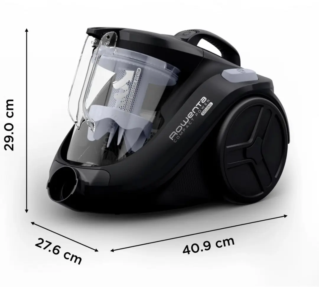 Rowenta Compact Power RO3725EA Stofzuiger - 750W - 1,5L - Zwart - afbeelding 6 van 6