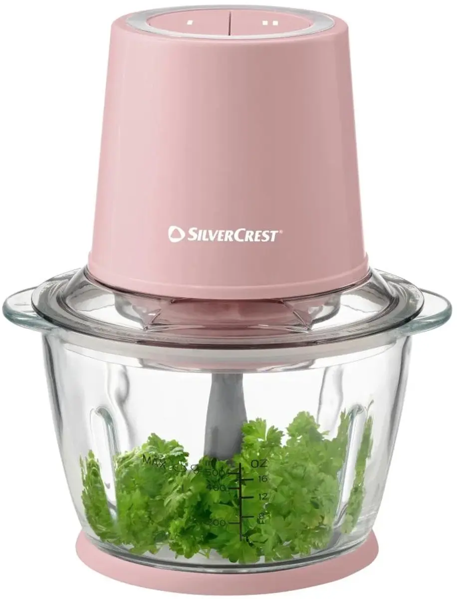 Silvercrest Hakmolen 500W - 1,2L - Lichtroze - afbeelding 3 van 6