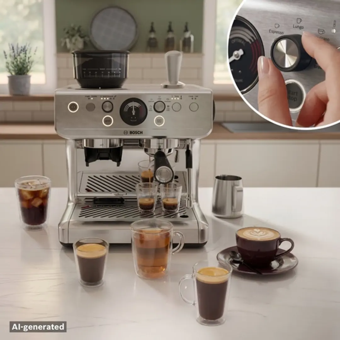 Bosch Serie 4 PFE401B3 Semi-automatische koffiemachine - RVS - afbeelding 6 van 6