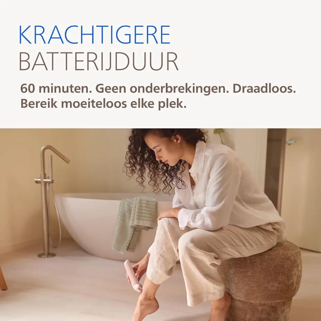 Philips Series 9000 BRE719/00 Epilator - Roze - 60 min