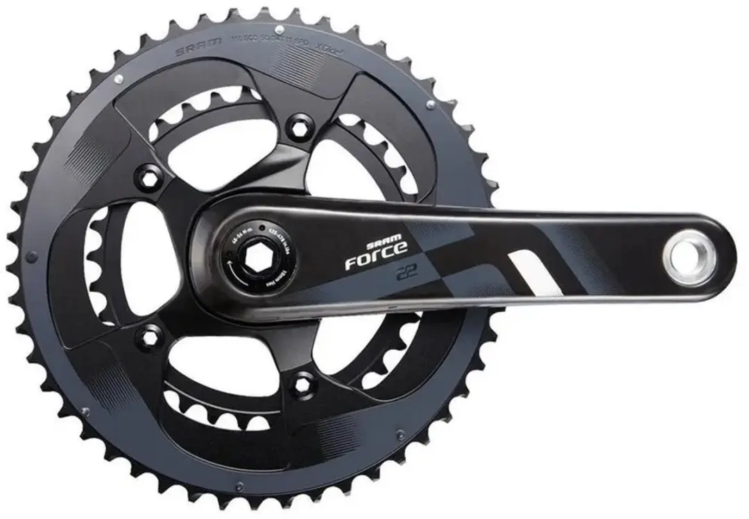 SRAM Force 22 Crankstel 50-34T 165mm - 11 Speed - Zwart - afbeelding 2 van 5