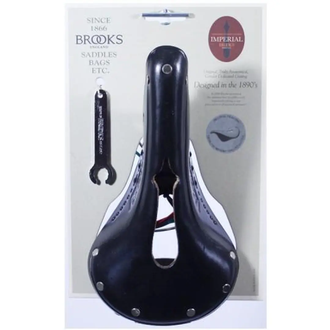 Brooks B17 Imperial Narrow Zadel - Zwart