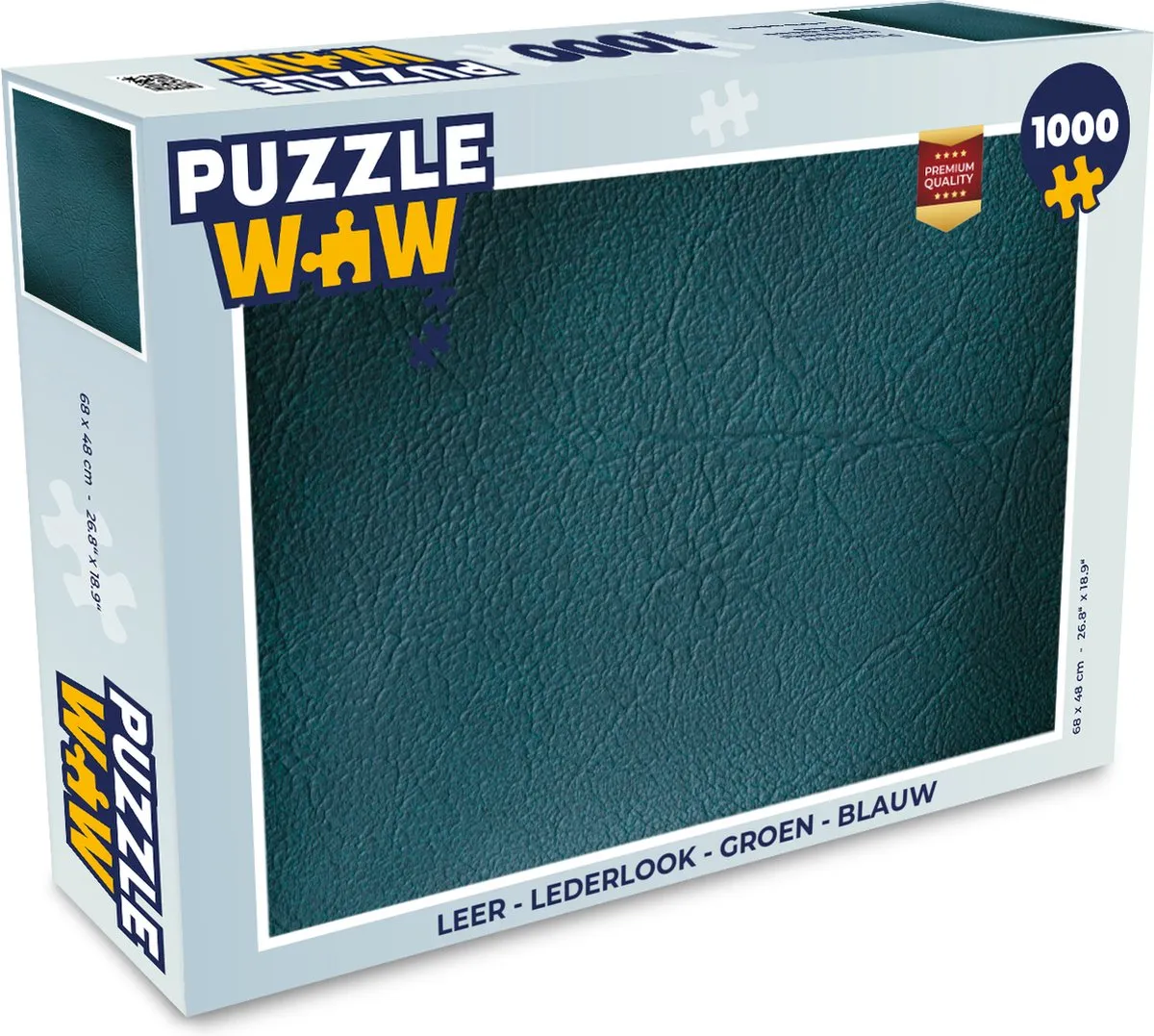 PuzzleWow Legpuzzel 1000 Stuks - Multicolor
