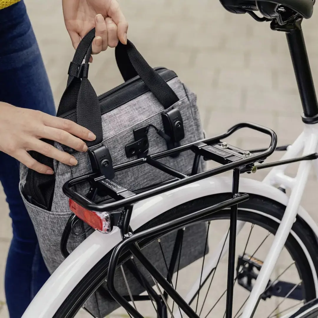 KLICKfix Roomy GT 12 Fietstas - 40cm - Grijs - afbeelding 6 van 6