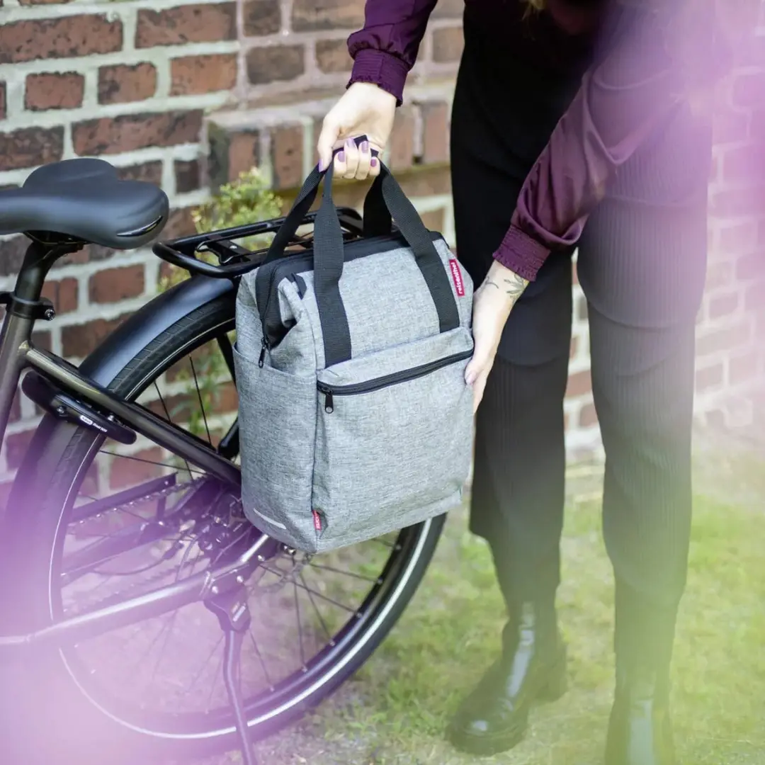 KLICKfix Roomy GT 12 Fietstas - 40cm - Grijs - afbeelding 4 van 6