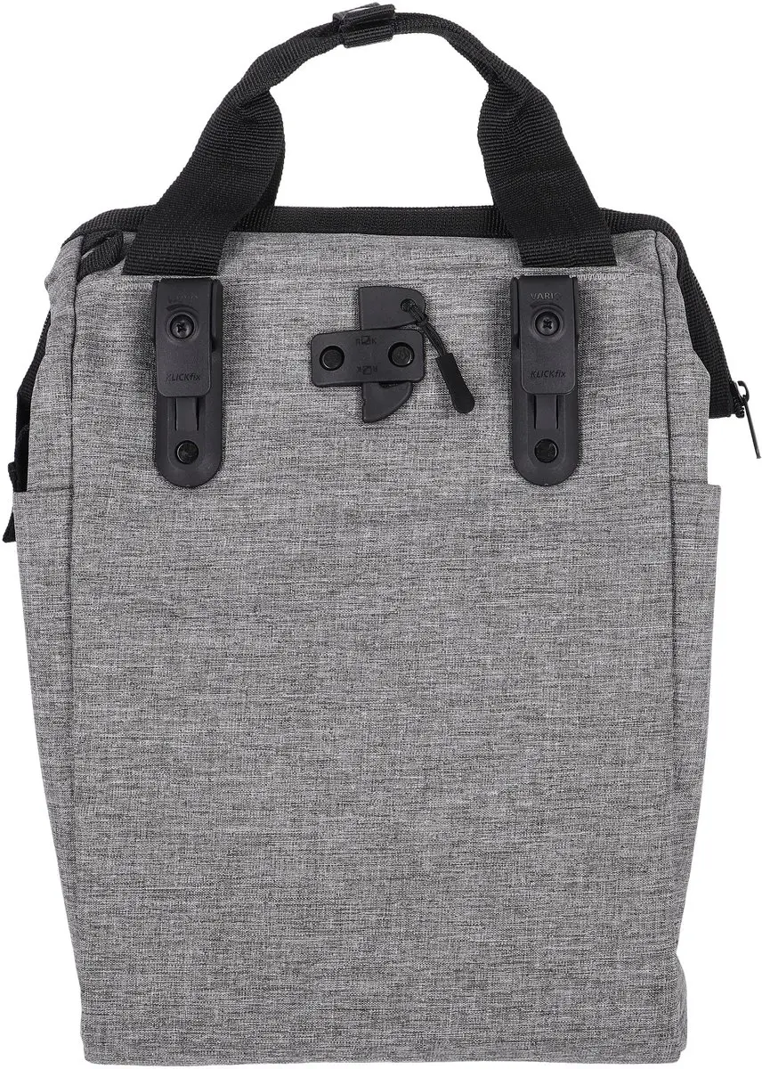 KLICKfix Roomy GT 12 Fietstas - 40cm - Grijs - afbeelding 2 van 6