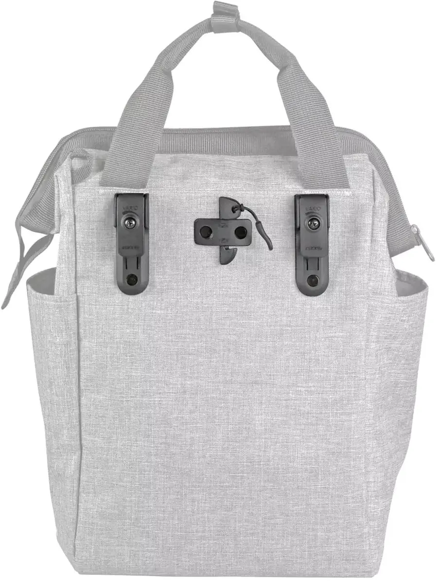 KLICKfix Roomy GT 12 Fietstas - 40cm - Grijs - afbeelding 5 van 6