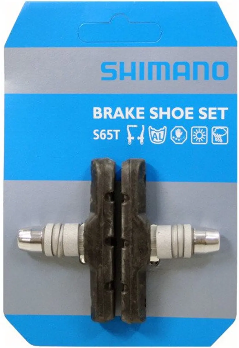 Shimano S65T Remblokken V-Brake/Cantilever - Zwart - afbeelding 2 van 5
