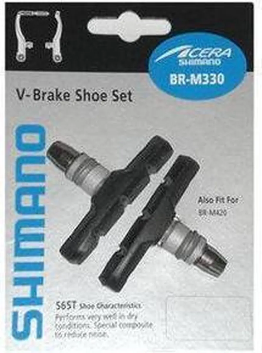 Shimano S65T Remblokken V-Brake/Cantilever - Zwart - afbeelding 5 van 5