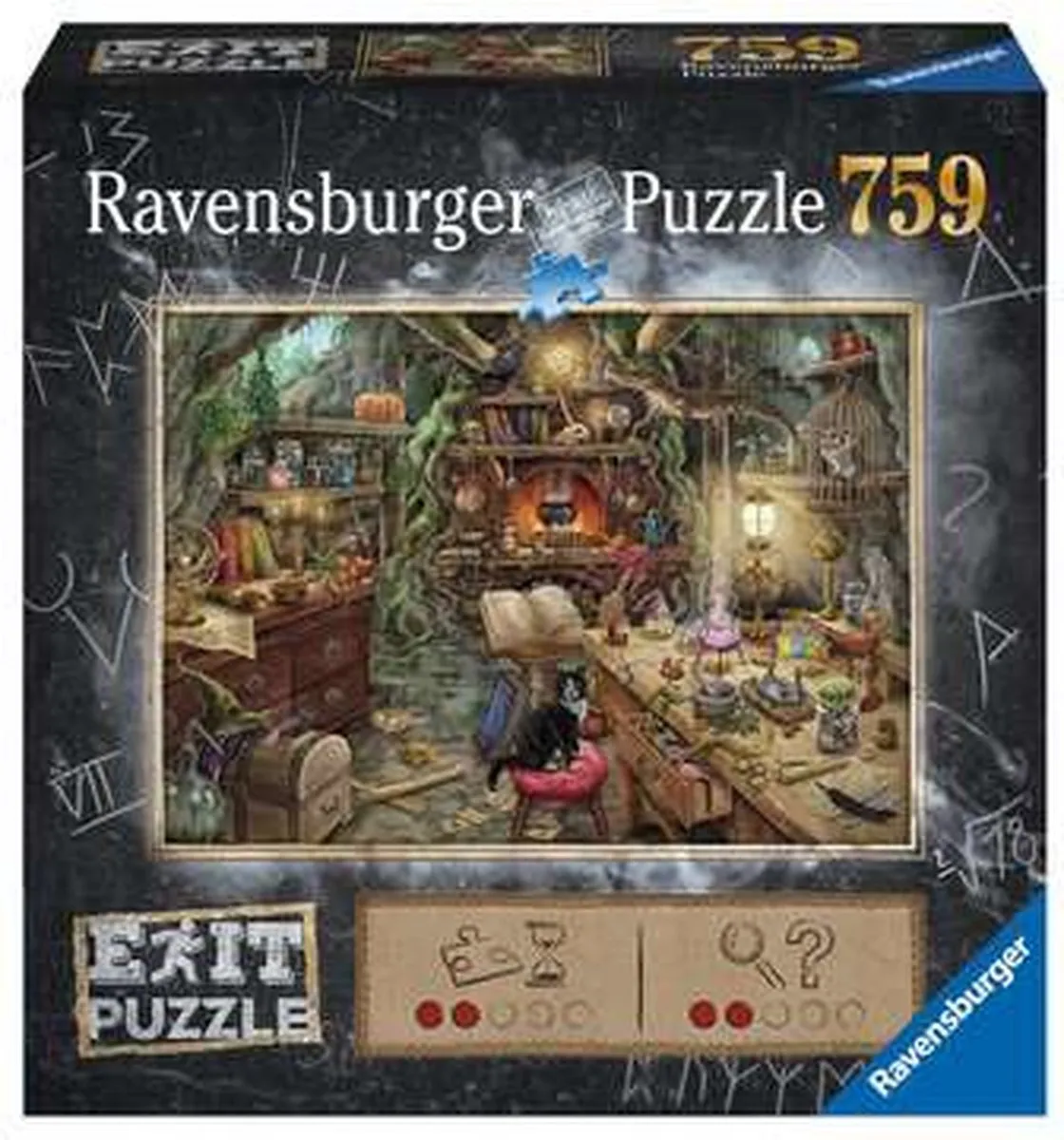 Ravensburger EXIT Hexenküche Puzzel - 759 Stuks - Multicolor