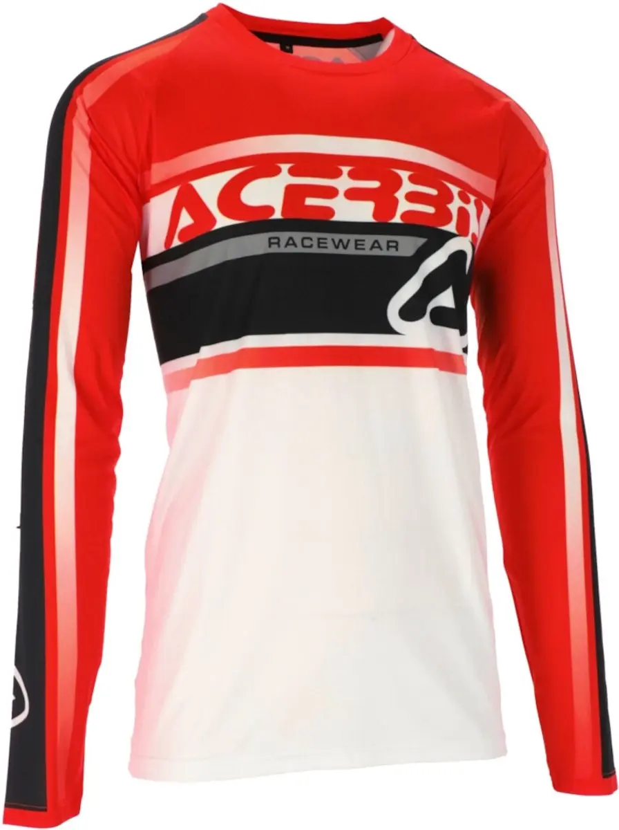 Acerbis MX Linear Lugo Wit Rood Cross Jersey