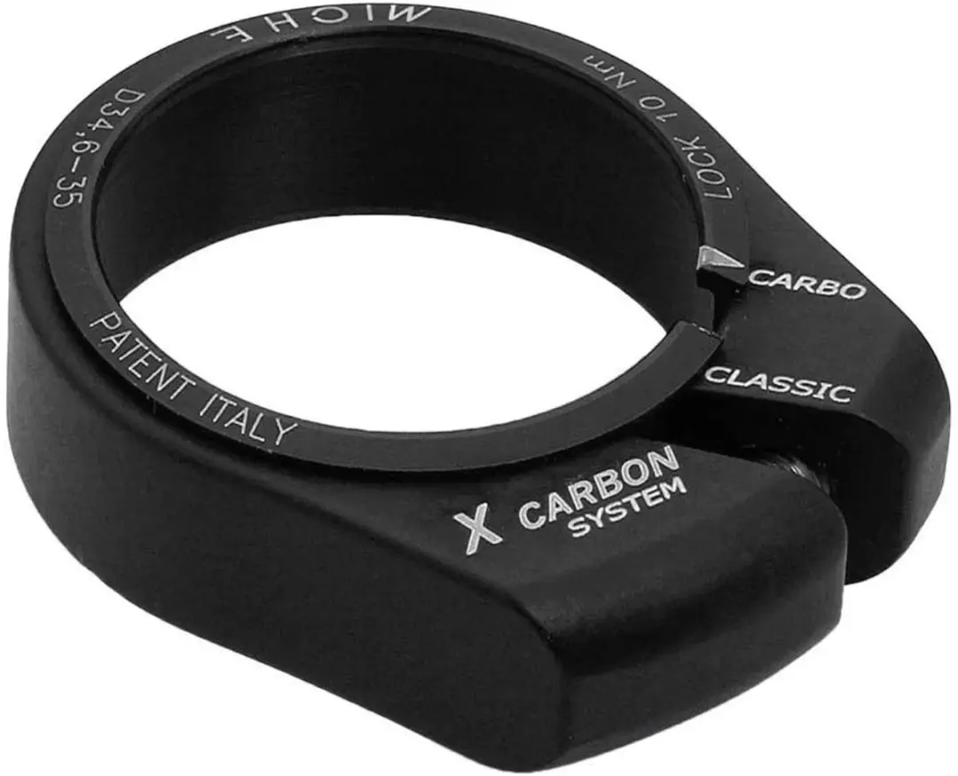 Miche Zadelpenklem 31.8mm Carbon - Zwart - afbeelding 4 van 4