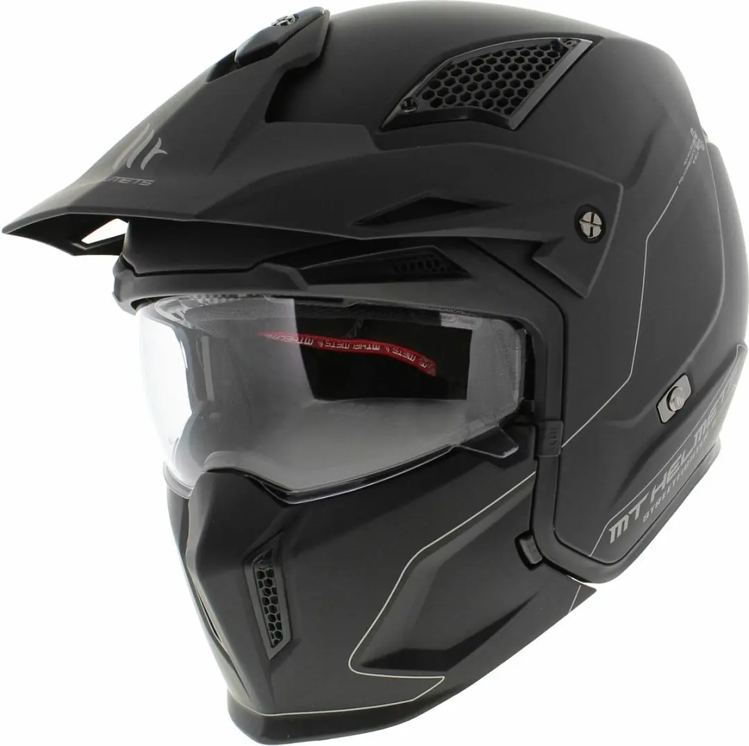 MT Helm Streetfighter S mat zwart maat S