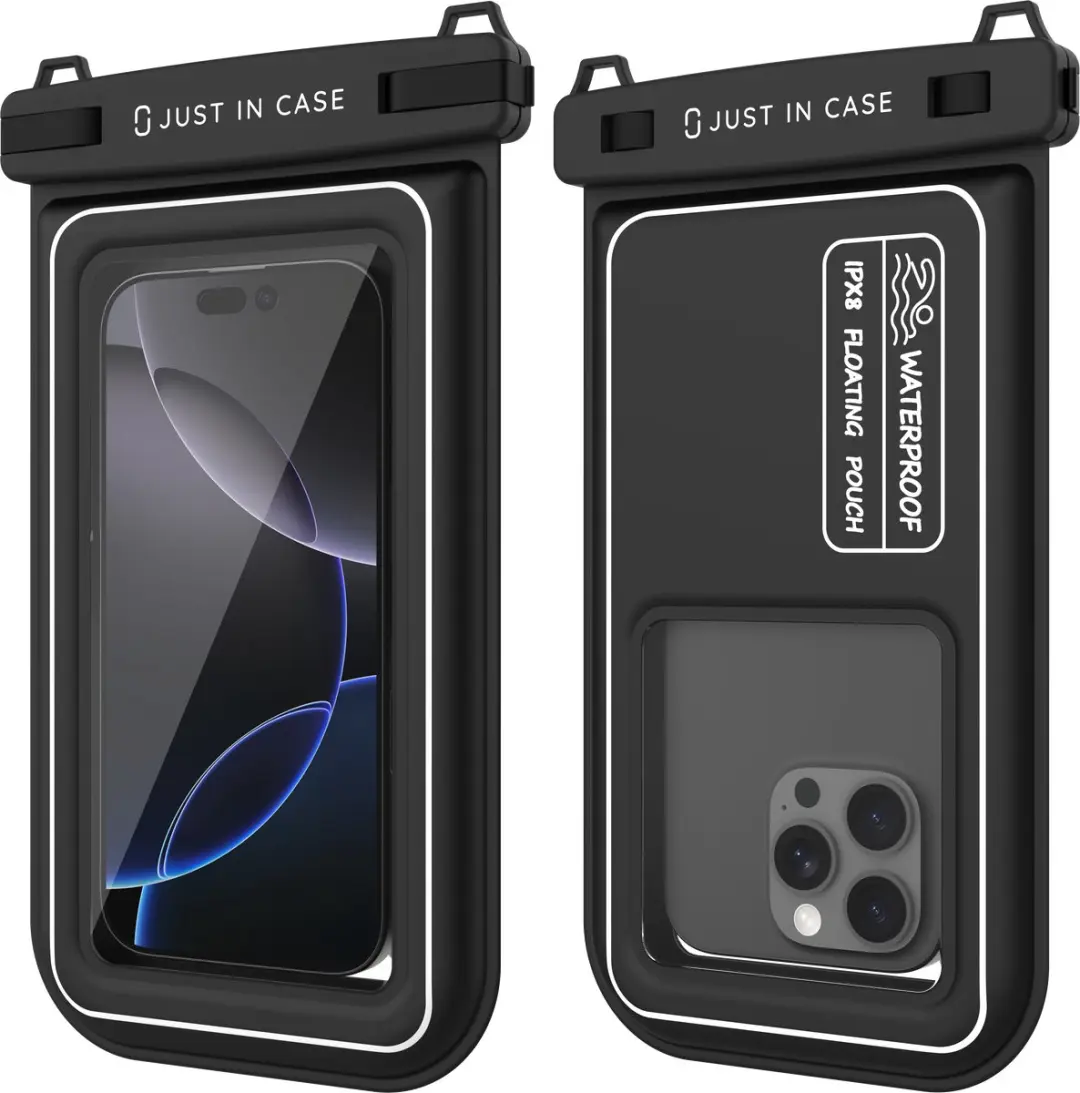 Just in Case cazy Universeel Waterdicht Telefoonhoesje met Koord
