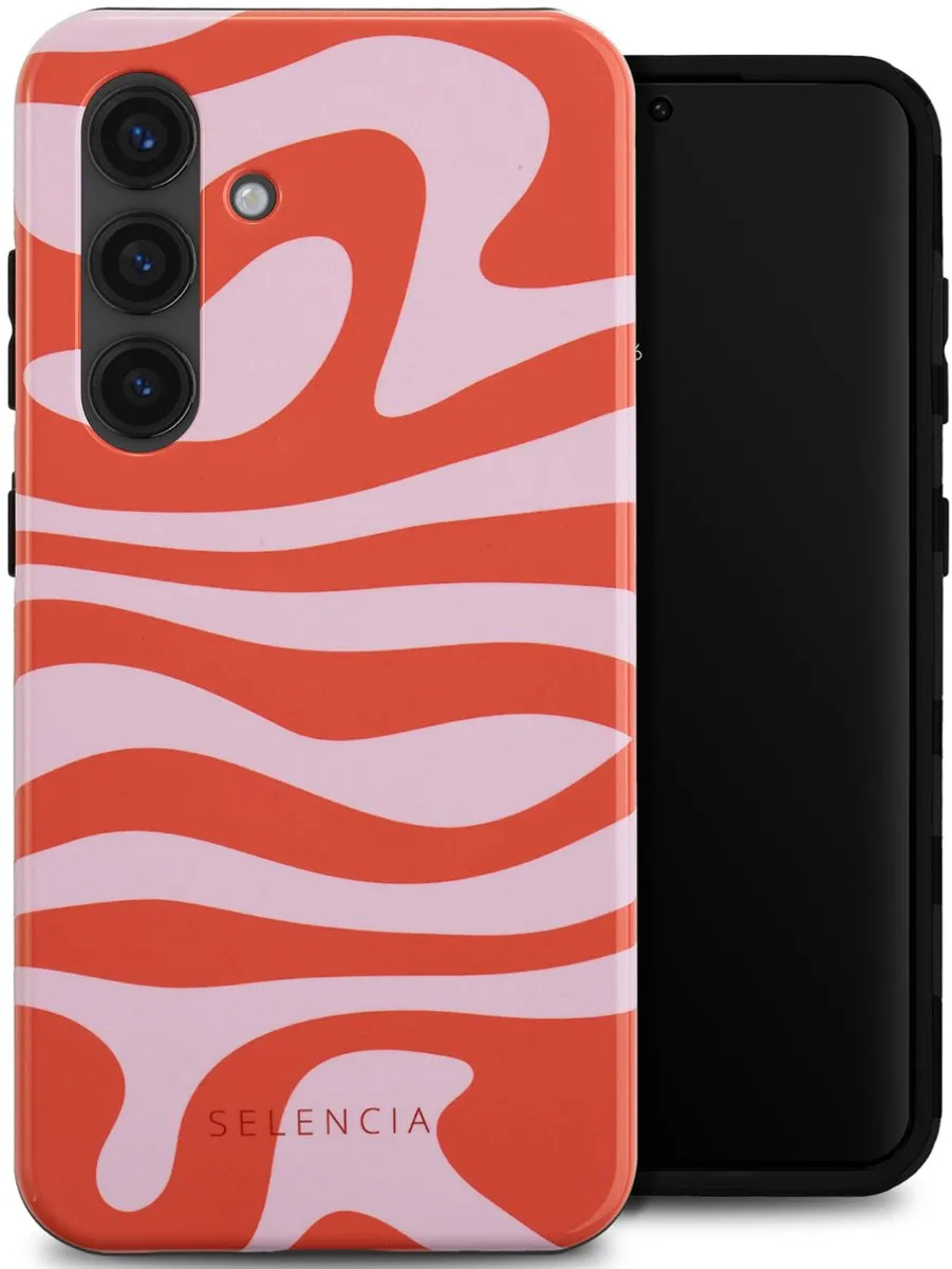 Selencia Hoesje Samsung Galaxy S24 Dream Swirl Pink