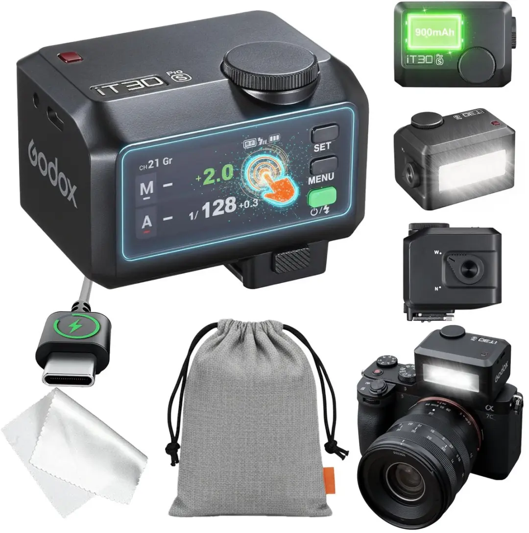 Godox iT30Pro S TTL Cameraflitser, Compatibel met Sony