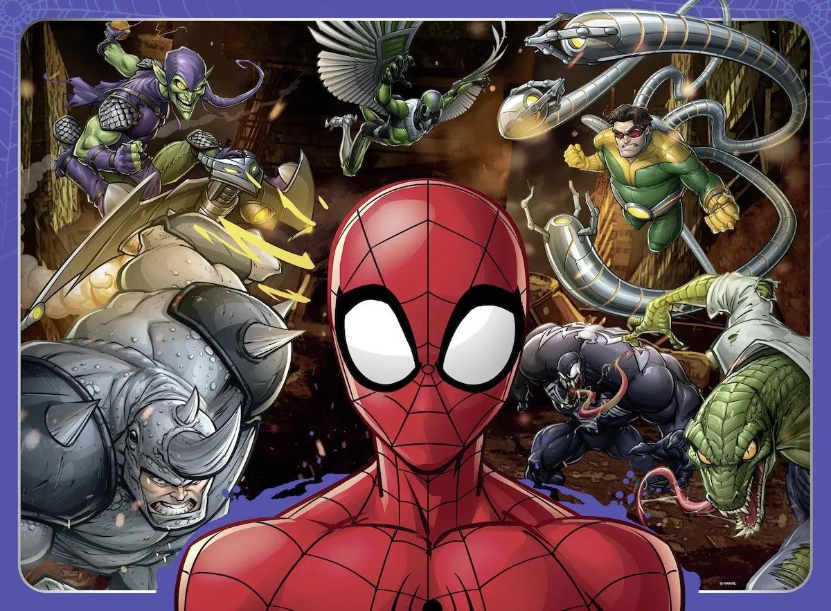 Ravensburger Spiderman Legpuzzel 100 Stuks - 107285 - afbeelding 2 van 3
