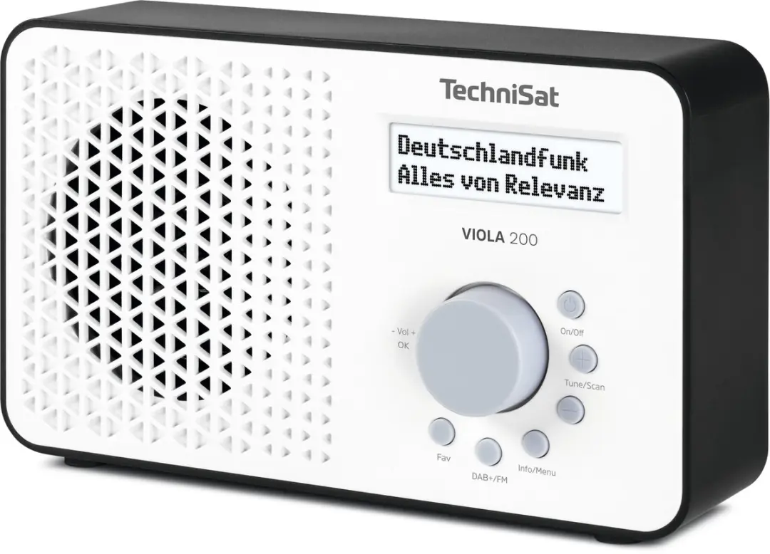 Technisat VIOLA 200 DAB+/FM-radio - Wit - afbeelding 3 van 6