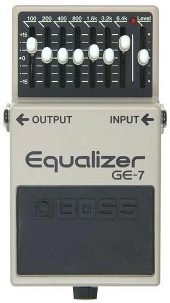 BOSS GE-7 Equalizer Pedal - Grijs