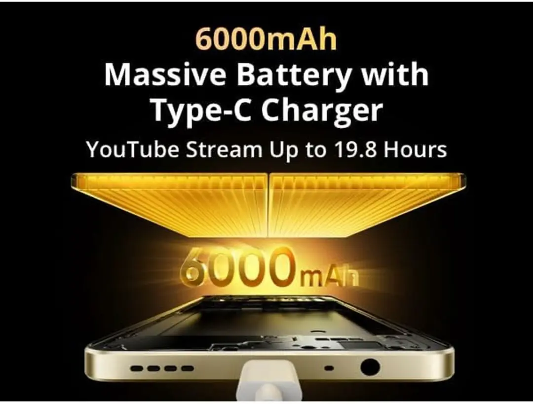 Realme RMX5313 Smartphone - 6,74" - 4GB/64GB - Zwart - afbeelding 5 van 6
