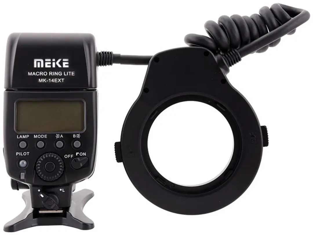 Meike MK-14EXT Macro Ringflitser Nikon - 4x AAA - Zwart - afbeelding 4 van 5