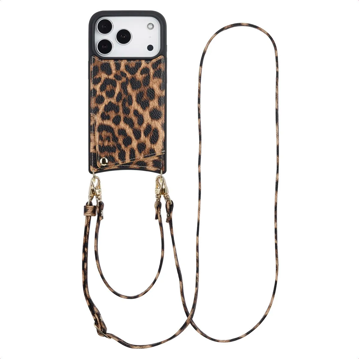 Selencia Hoesje iPhone 17 Pro Leopard