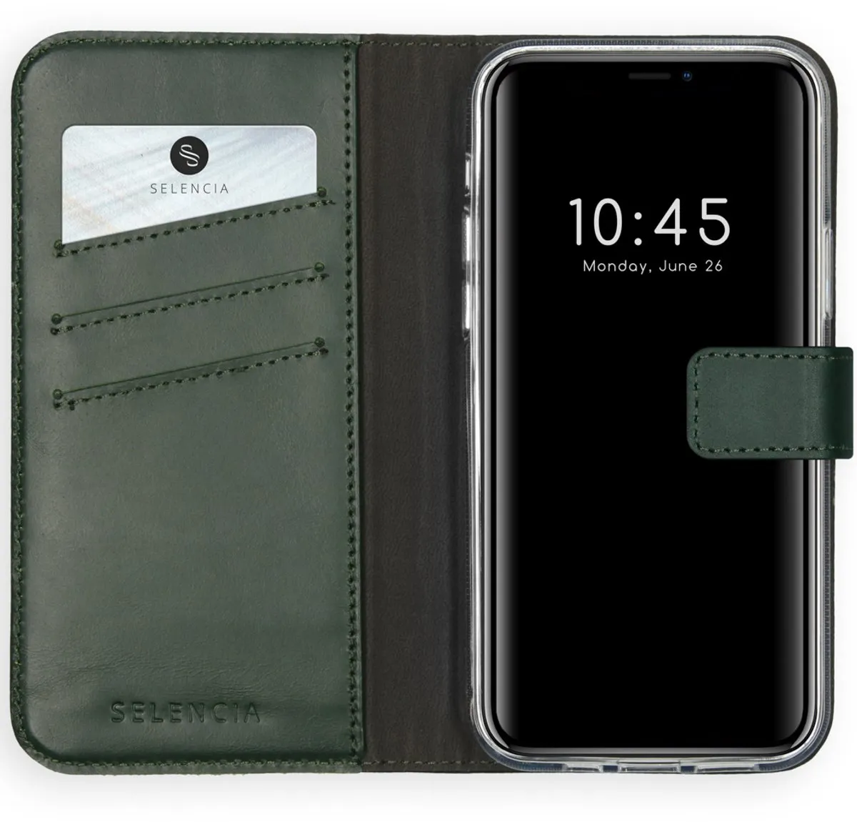 Selencia Hoesje iPhone 12 Pro Groen