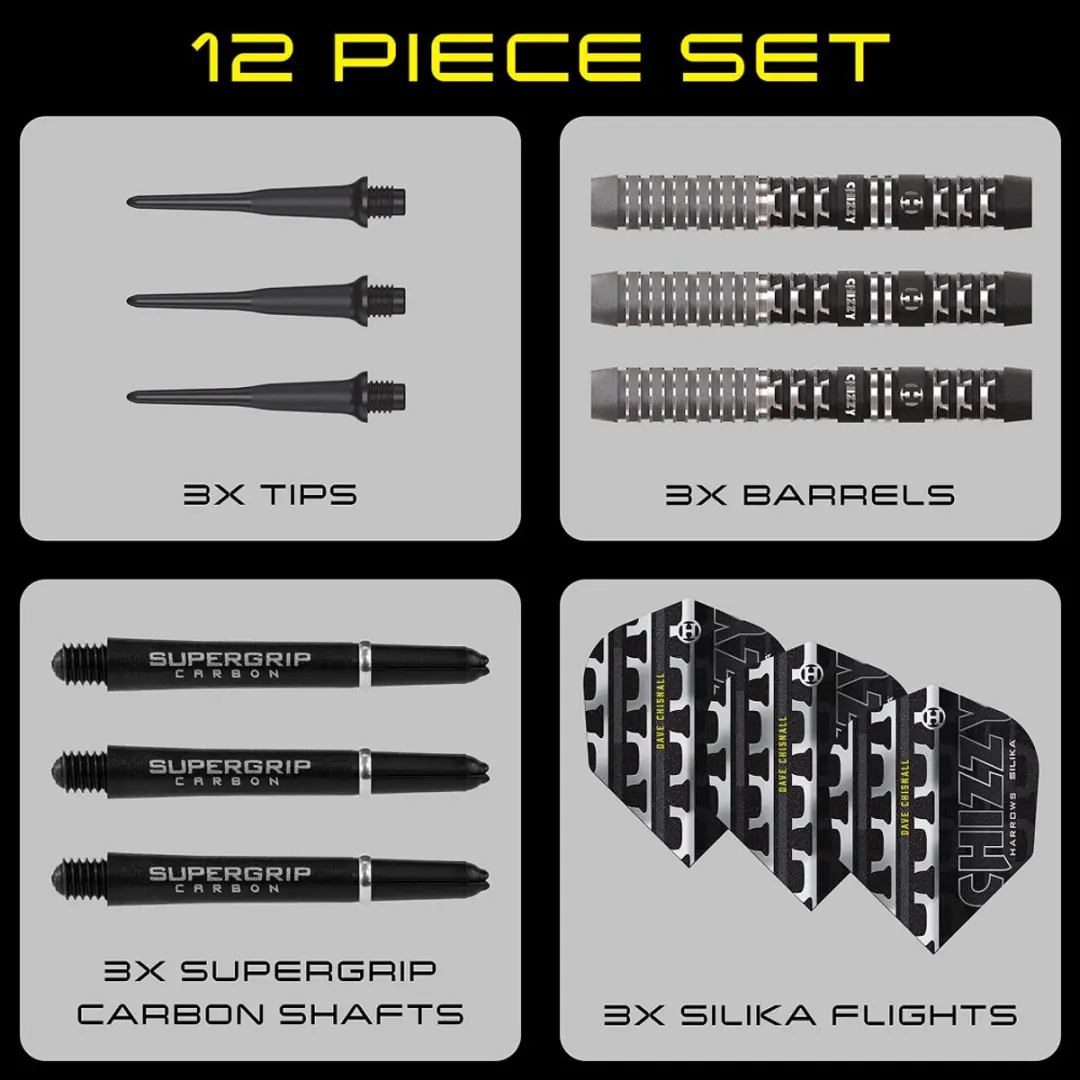 Harrows Dave Chisnall V4 90% Soft Tip Darts - 3 Stuks - afbeelding 4 van 5
