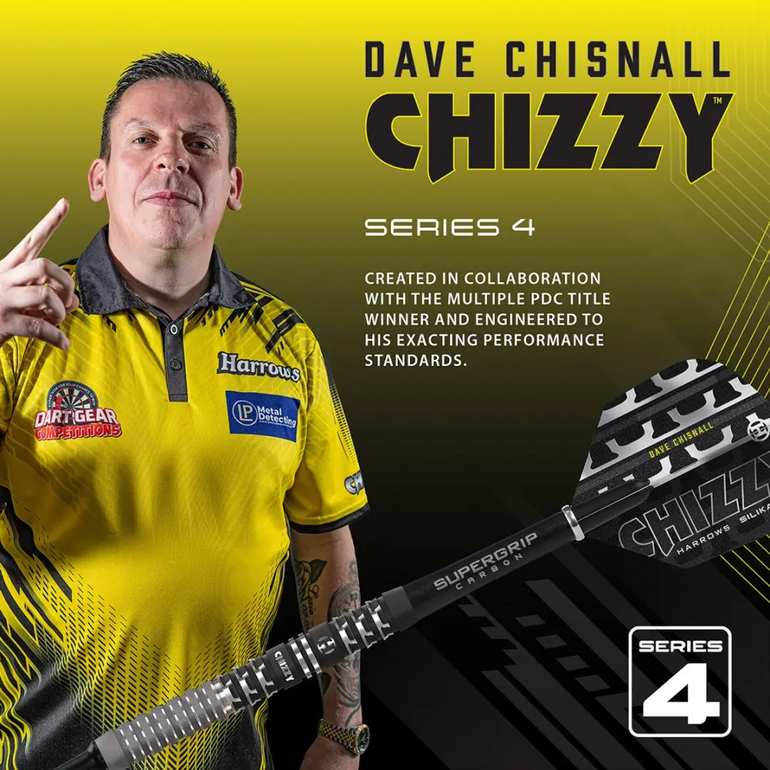 Harrows Dave Chisnall V4 90% Soft Tip Darts - 3 Stuks - afbeelding 3 van 5