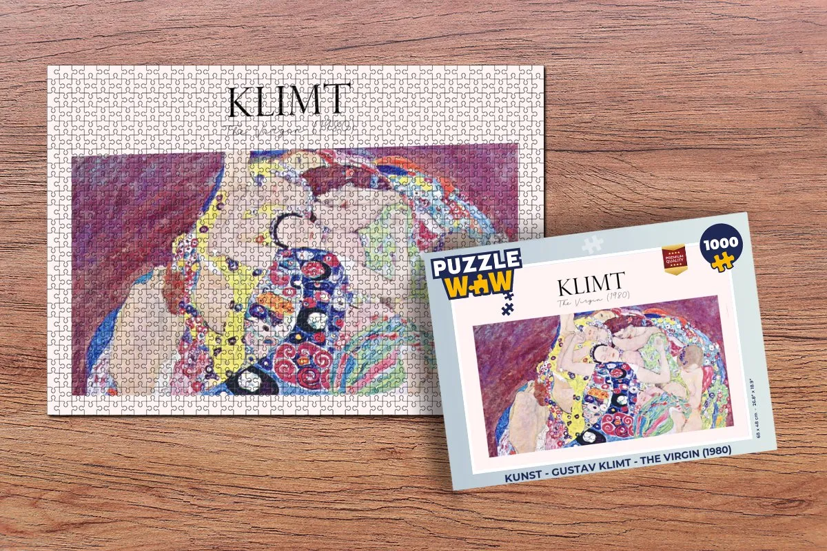PuzzleWow Gustav Klimt The Virgin Legpuzzel 1000 Stuks - Multicolor