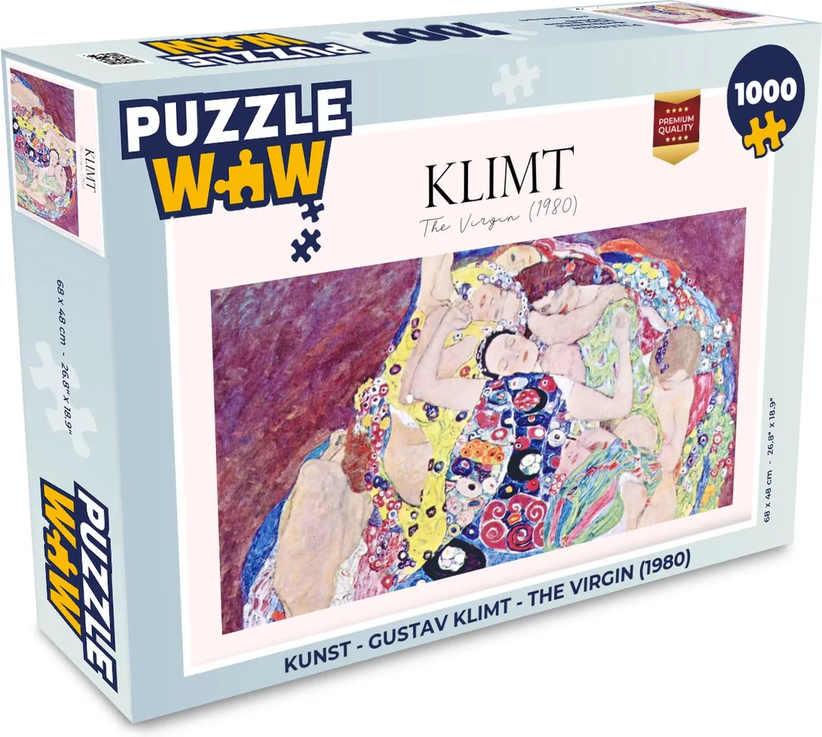 PuzzleWow Gustav Klimt The Virgin Legpuzzel 1000 Stuks