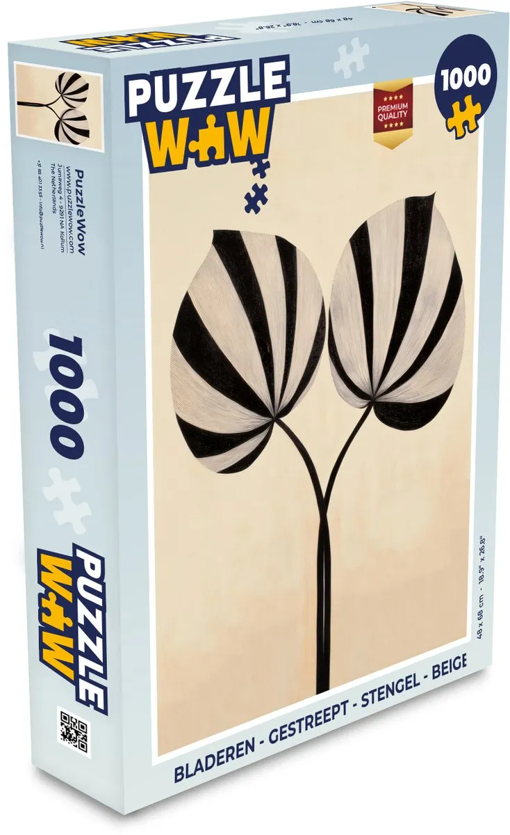 PuzzleWow Legpuzzel 1000 Stukken