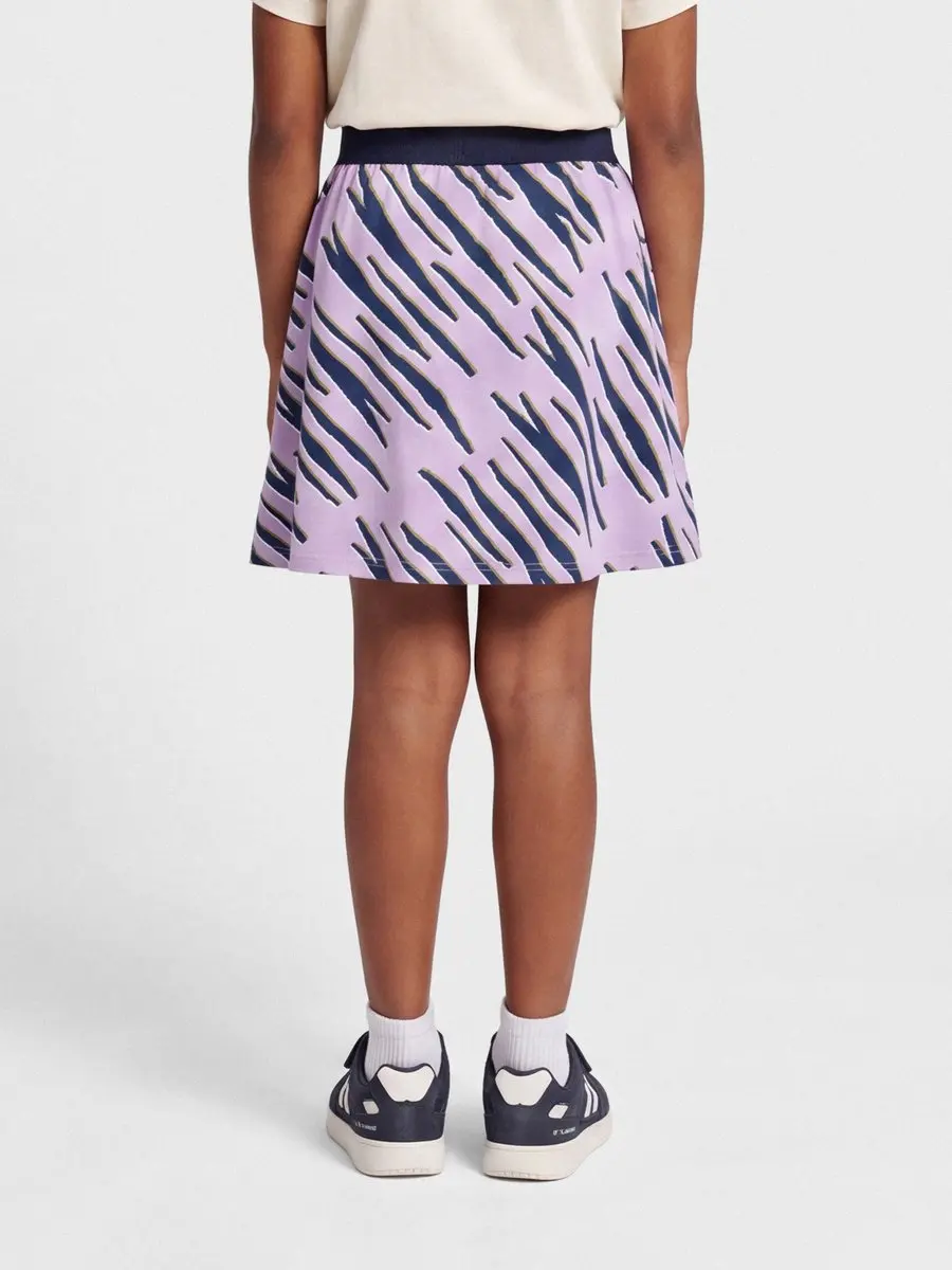 Hummel Rushy AOP Rok - 122cm - Orchid Bloom - afbeelding 4 van 6