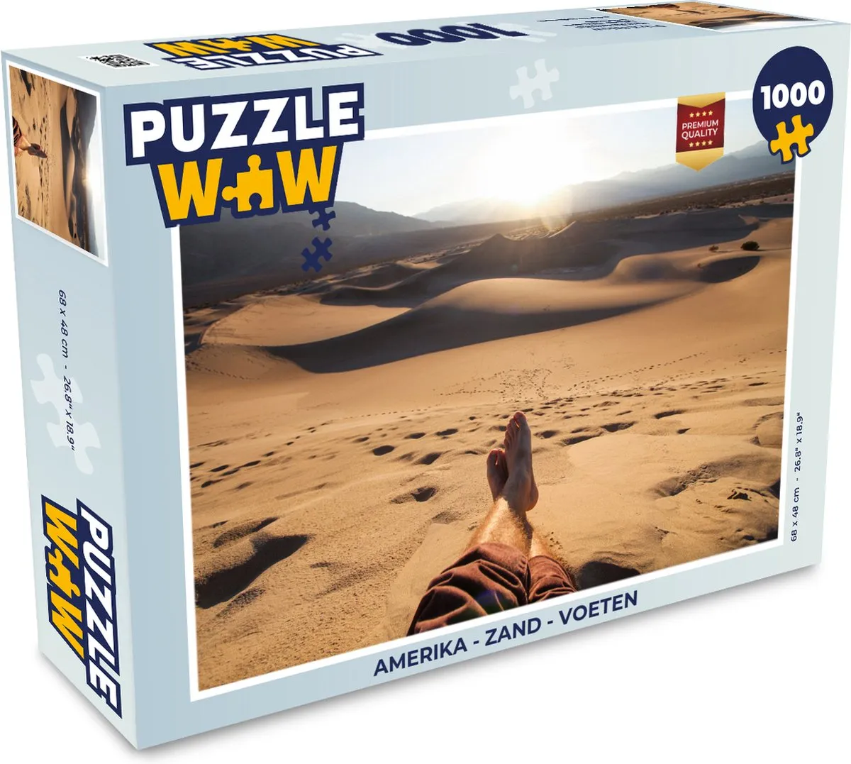 PuzzleWow Amerika Legpuzzel 1000 Stuks