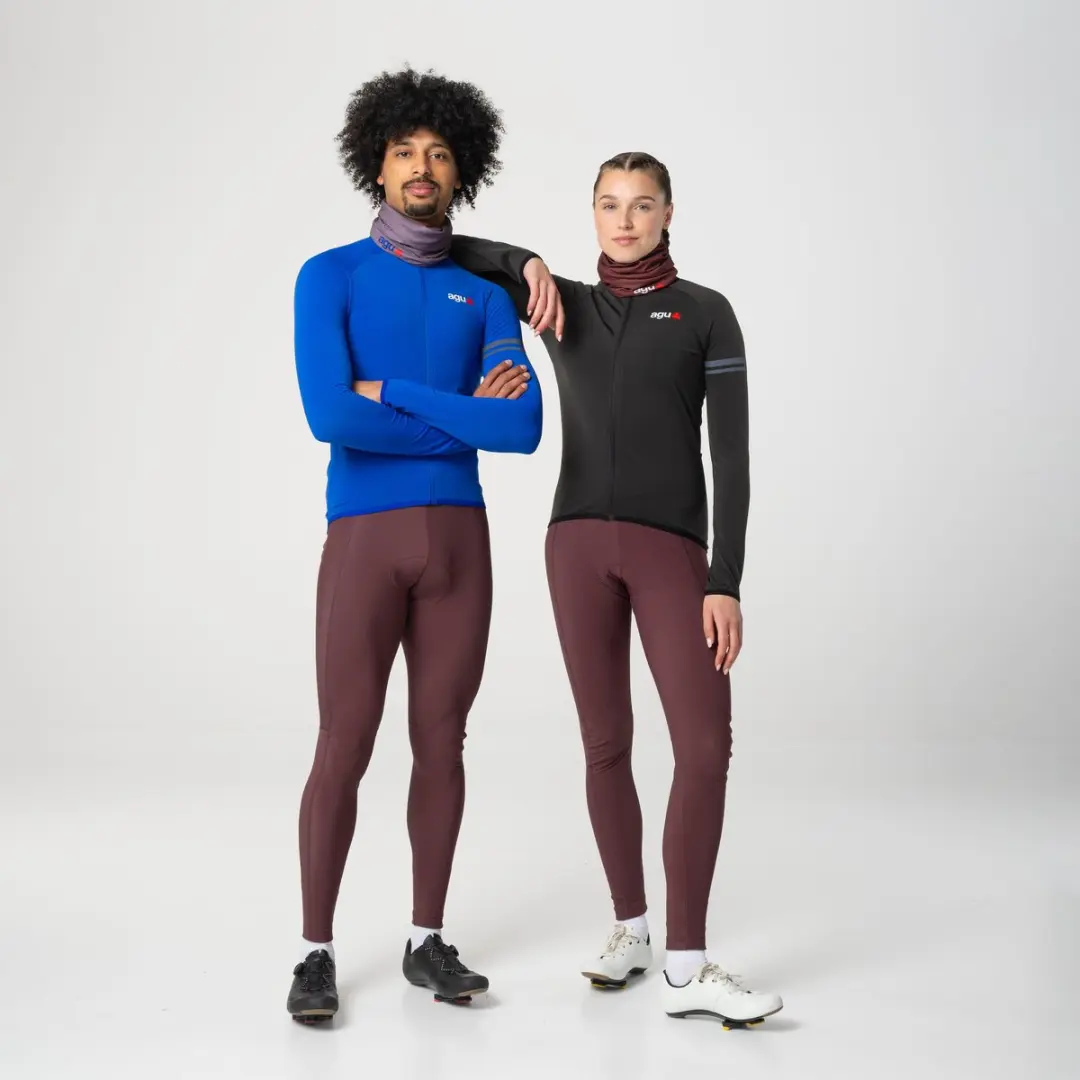 AGU Essential Heren Thermo Fietsshirt Blauw L - 3 Zakken - afbeelding 5 van 6