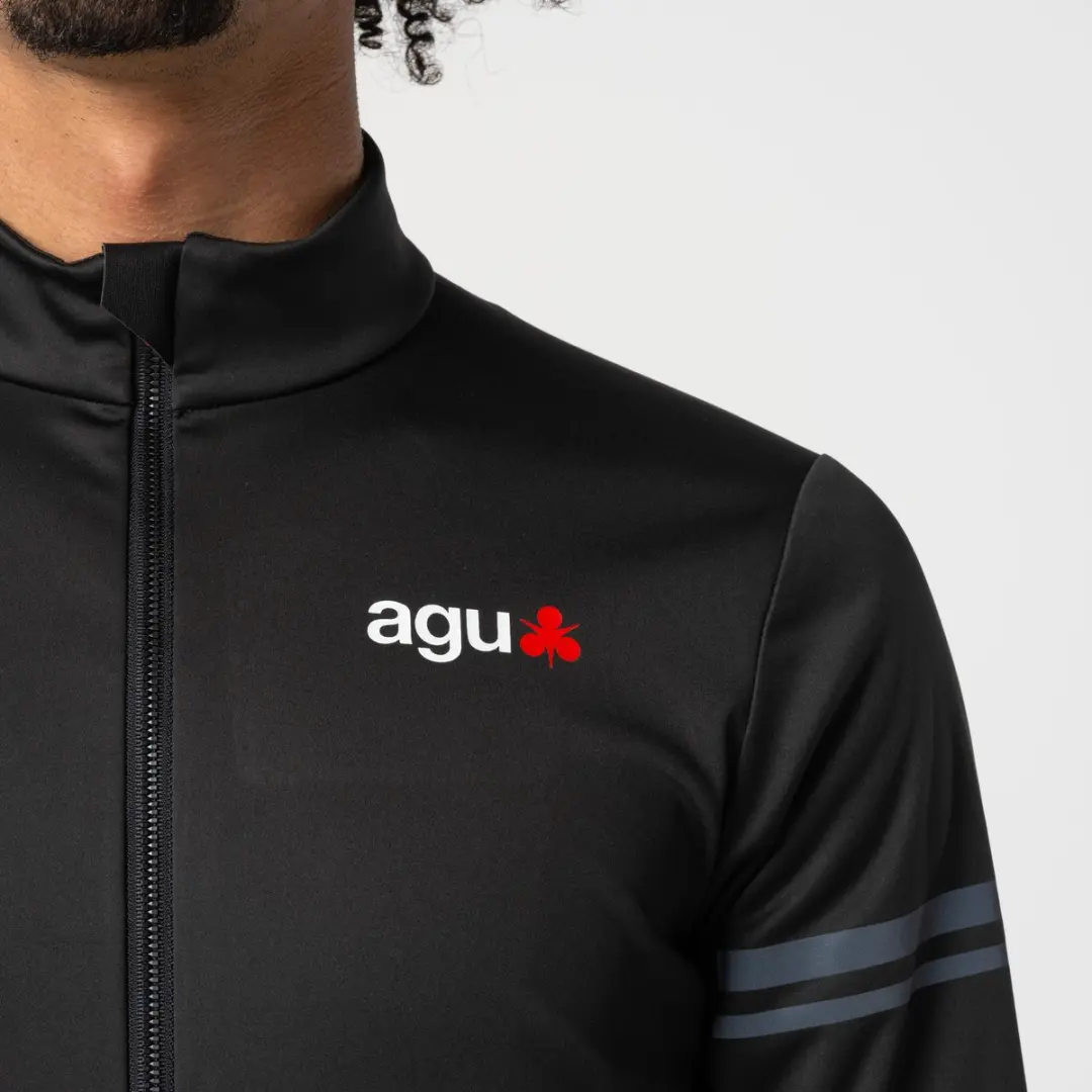 AGU Performance Winterjack Heren Softshell Fietsjack 44321400-000-03 - Zwart S - afbeelding 4 van 6
