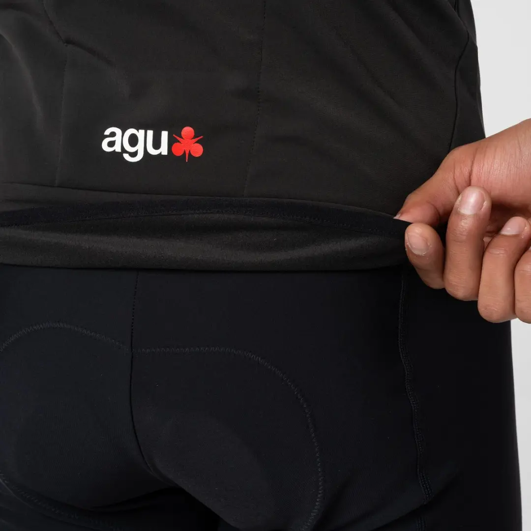 AGU Essential Fietsshirt Heren XL - Thermoshirt - 3 Zakken - Zwart - afbeelding 6 van 6