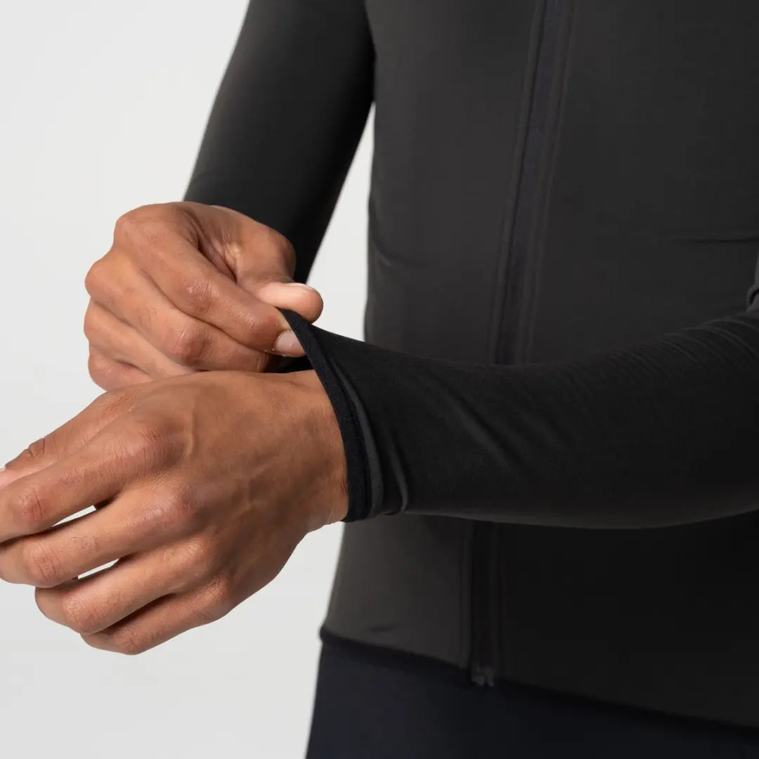 AGU Essential Fietsshirt Heren XL - Thermoshirt - 3 Zakken - Zwart - afbeelding 2 van 6