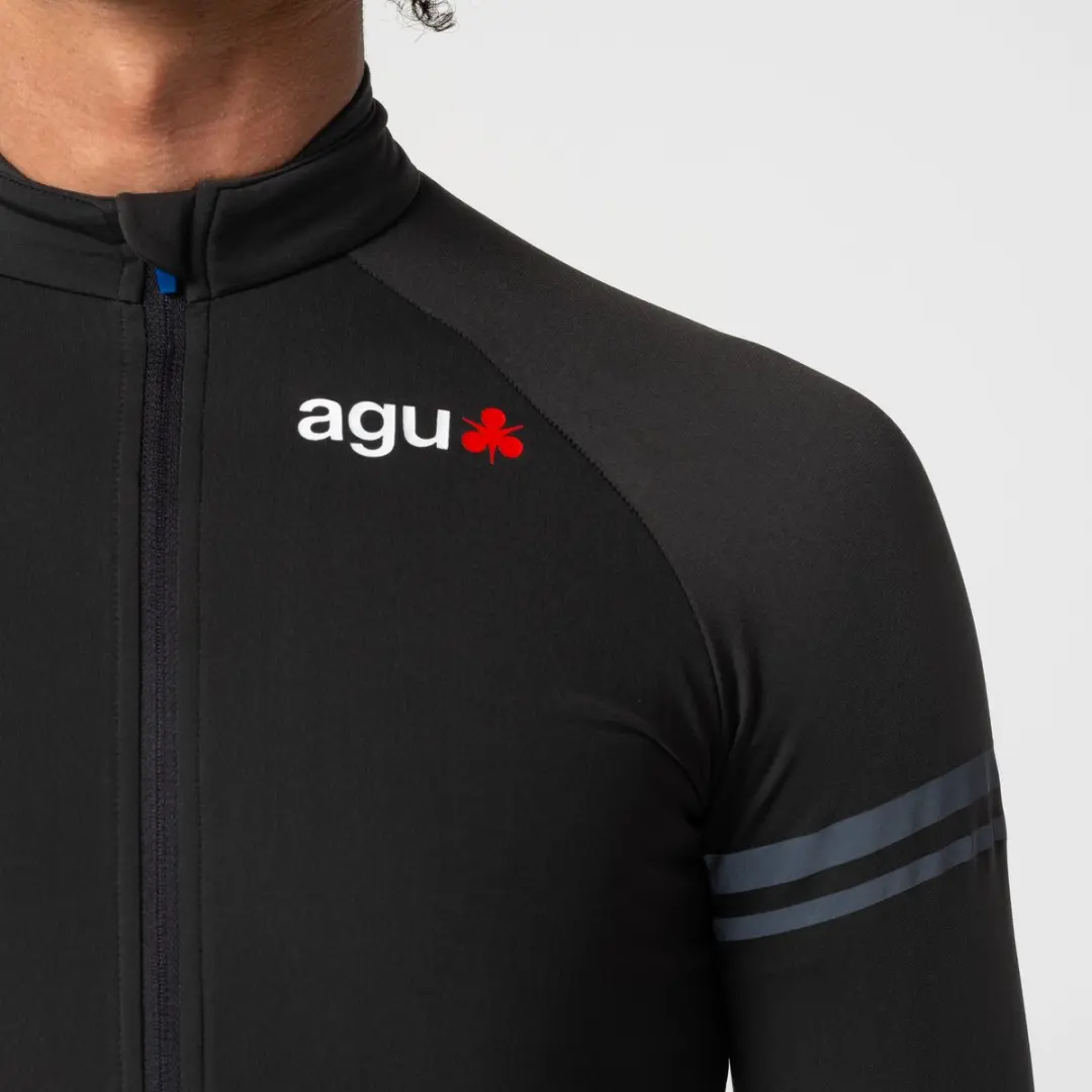 AGU Essential Thermo Fietsshirt Heren XXL - Zwart - afbeelding 3 van 6