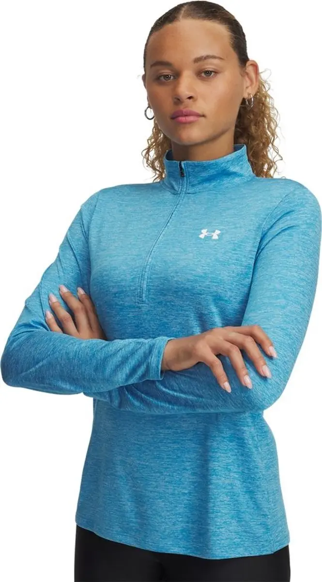 Under Armour dames-shirt met lange mouwen Tech 1/2 Zip-Twist