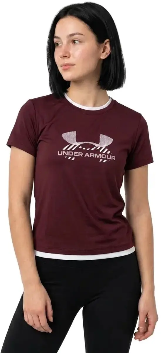Under Armour Tech Branded T-shirt Met Korte Mouwen Paars XS Vrouw