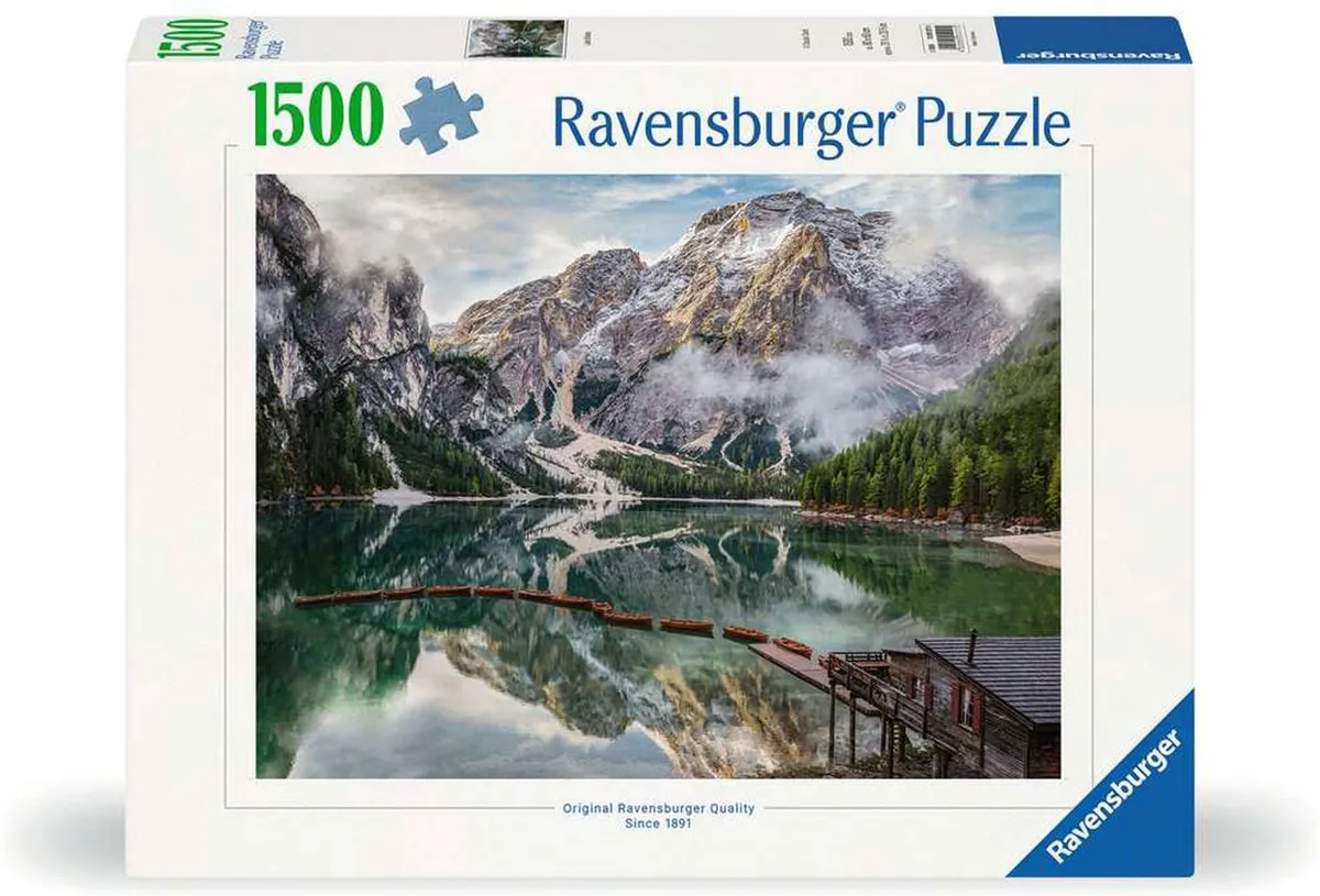 Ravensburger Lago Di Braies Puzzel 1500 Stuks