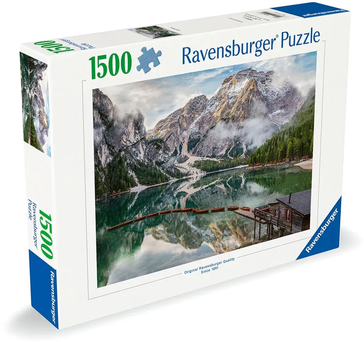 Ravensburger Lago Di Braies Puzzel 1500 Stuks - Multicolor