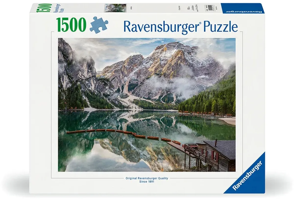 Ravensburger Lago Di Braies Puzzel 1500 Stuks - Multicolor